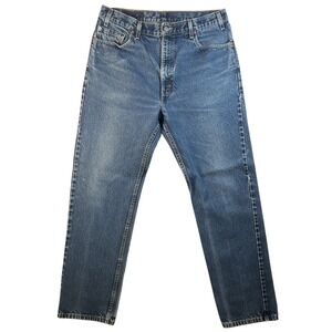 Levi's 505 Regular Fit Jeans Mens W36‎ L32 Blue Denim Classic Casual J3